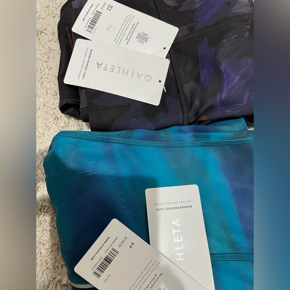Athleta Rainier leggings (set of 2)